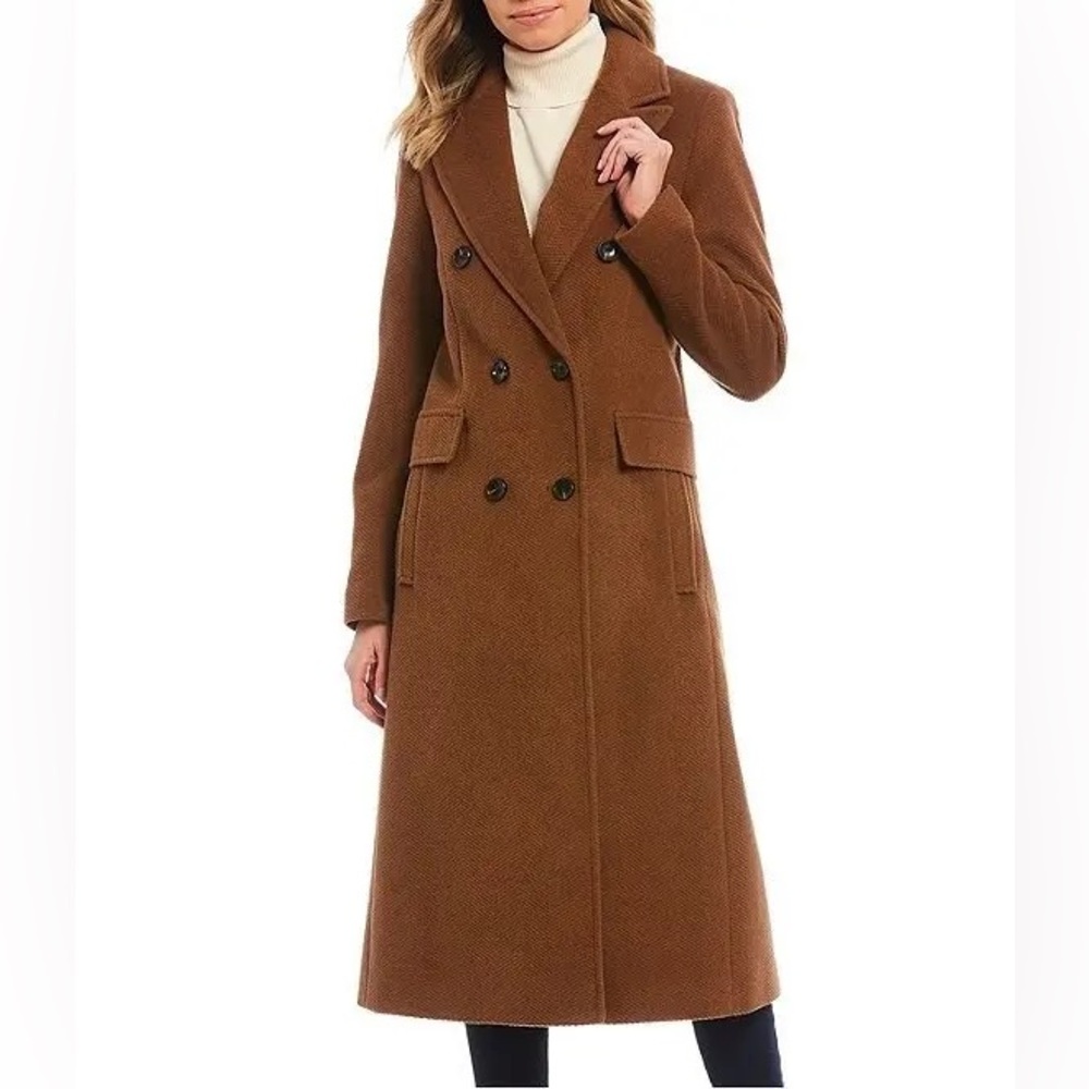 Preston & York pattern wool coat